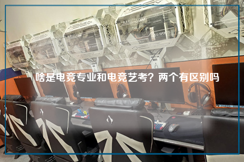 ​啥是电竞专业和电竞艺考？两个有区别吗